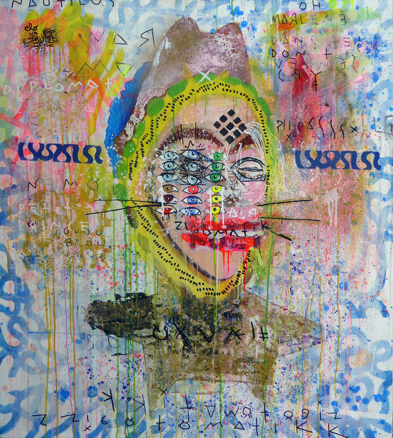 Le petit prince Pierre Ziegler Original painting for sale