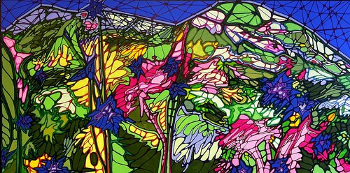 Twinflowers and Sphagnum Moss by David Tomlin, Painting for Sale on Select