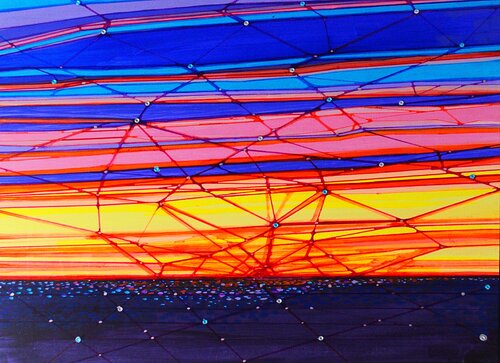 Georgian Bay Sunset by David Tomlin, Painting for Sale on Select
