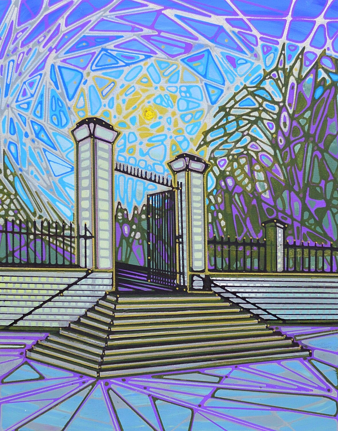 L'Entrée de votre imagination David Tomlin Original painting for sale