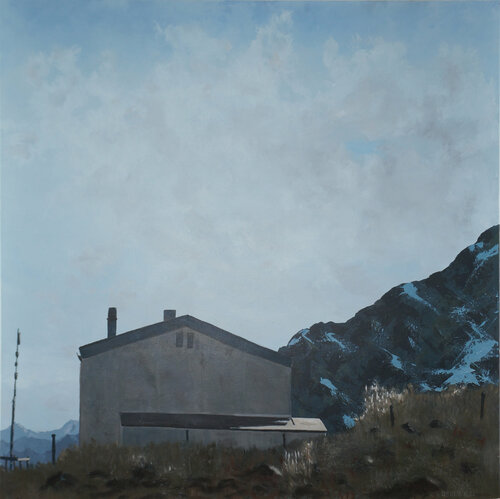 Fels und Schnee V by Ueli Kühni, Painting for Sale on Select