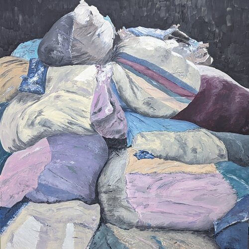 Abfallsäcke by Ueli Kühni, Painting for Sale on Select