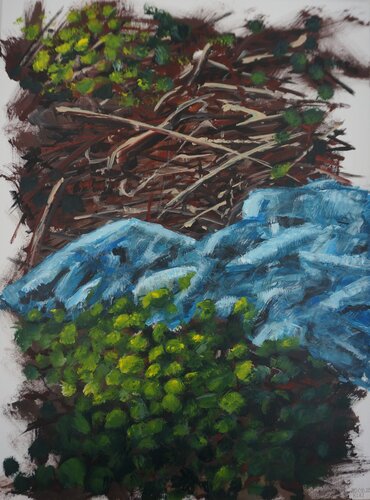 Abfall by Ueli Kühni, Painting for Sale on Select