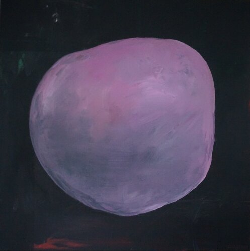 Nr. 240 (Pink Punkt) by Ueli Kühni, Painting for Sale on Select