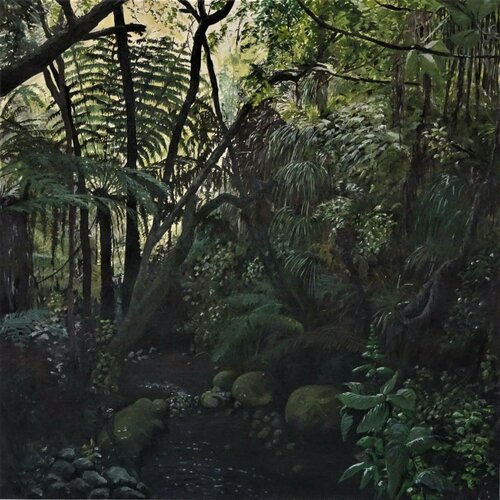 Regenwald III, Neuseeland by Ueli Kühni, Painting for Sale on Select