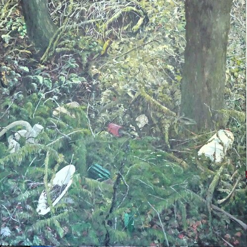 Chachelihöll (Die Rückeroberung) by Ueli Kühni, Painting for Sale on Select