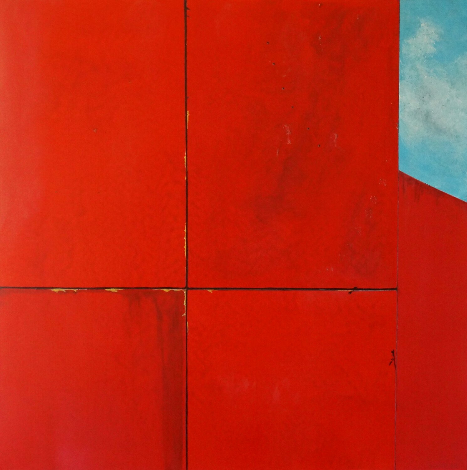 Rote Wand, Paris-Vilette Ueli Kühni Original painting for sale