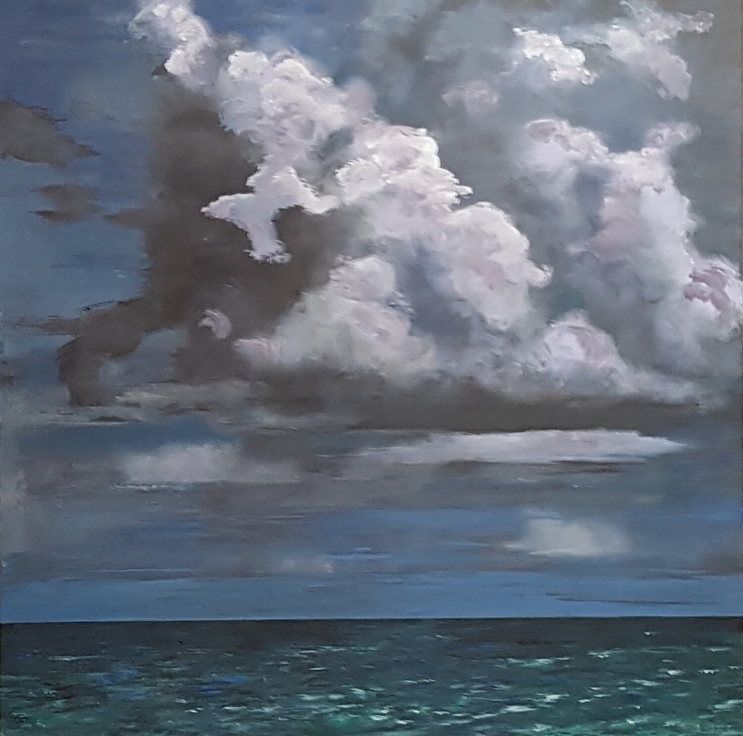 Seestück Ueli Kühni Original painting for sale