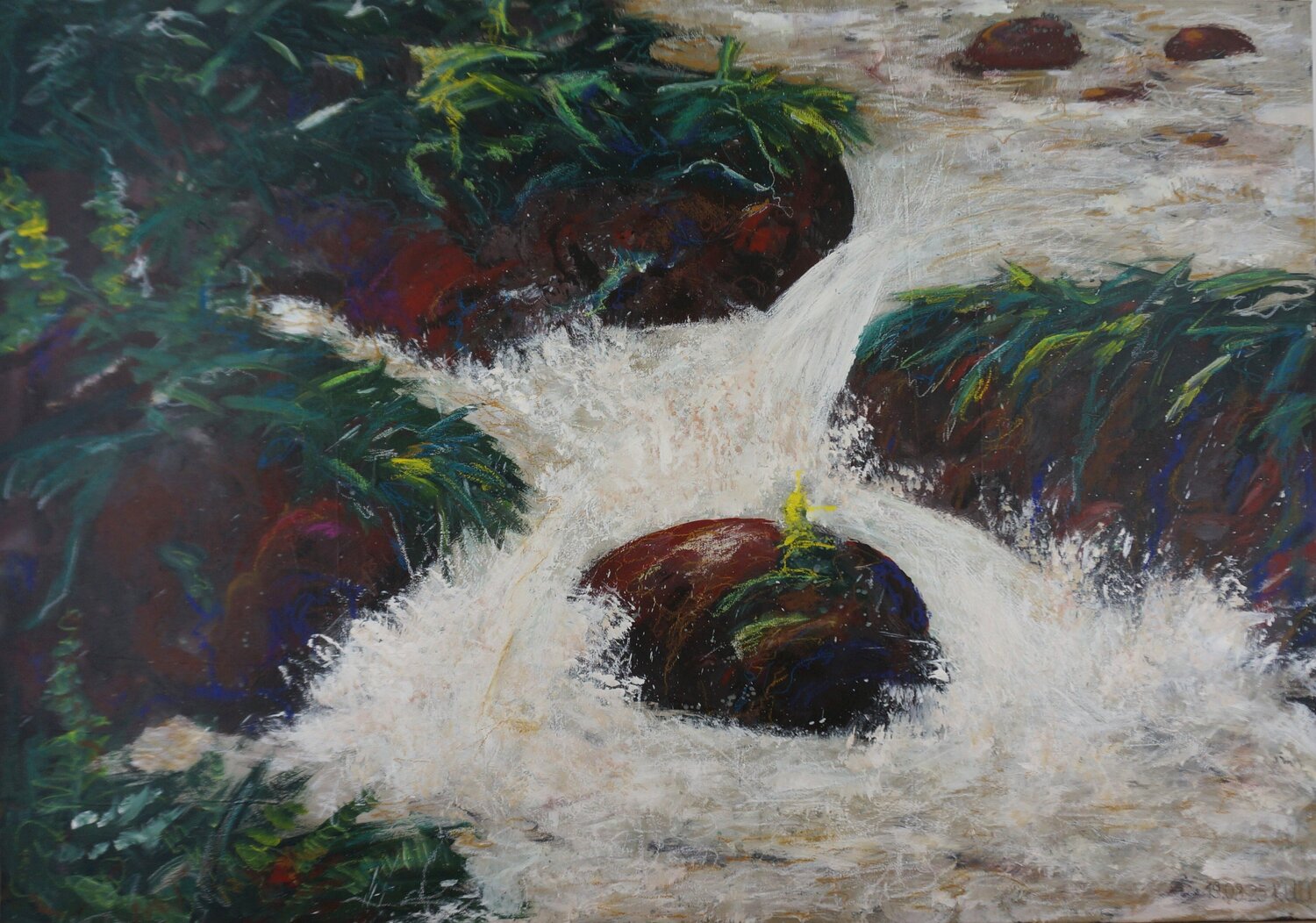 Bach Ueli Kühni Original painting for sale