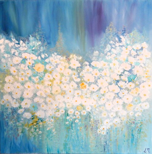 Parfum Marguerite by LYDIE MASSOU, Painting for Sale on Select