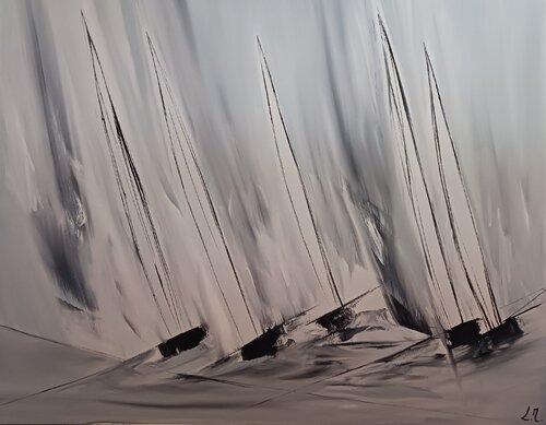 Coupe de l'América by LYDIE MASSOU, Painting for Sale on Select