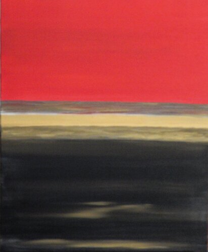 L'Abstrait et l'océan d'une nuit by LYDIE MASSOU, Painting for Sale on Select