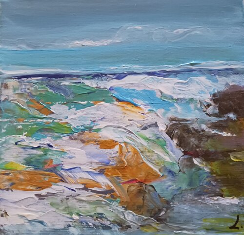 Côtes sauvages by LYDIE MASSOU, Painting for Sale on Select