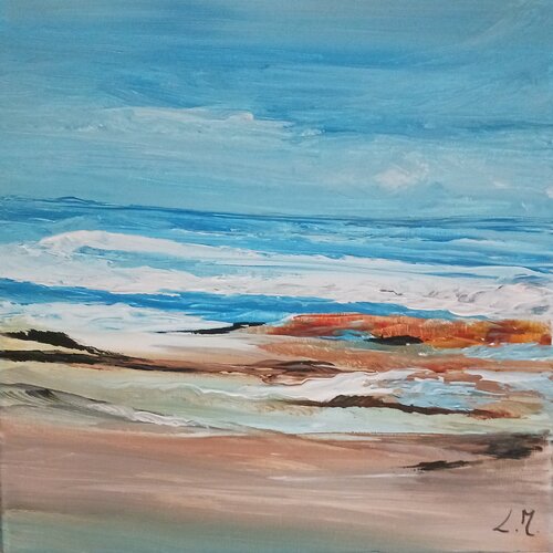 Mon océan by LYDIE MASSOU, Painting for Sale on Select