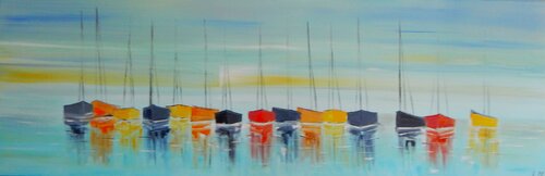 Un regard vers la mer by LYDIE MASSOU, Painting for Sale on Select
