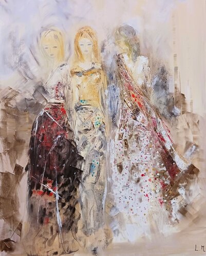 ELLES by LYDIE MASSOU, Painting for Sale on Select
