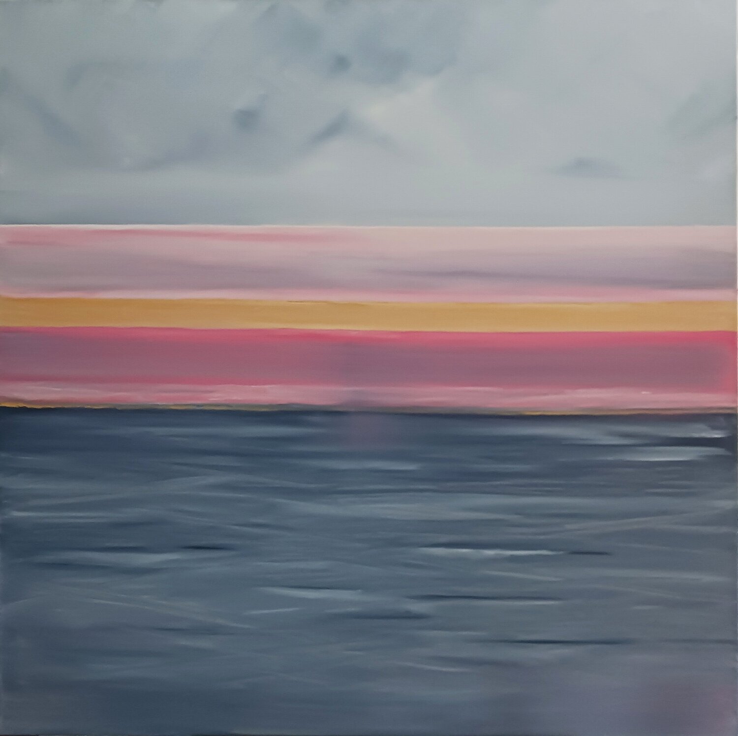L'abstrait et l'océan LYDIE MASSOU Original painting for sale