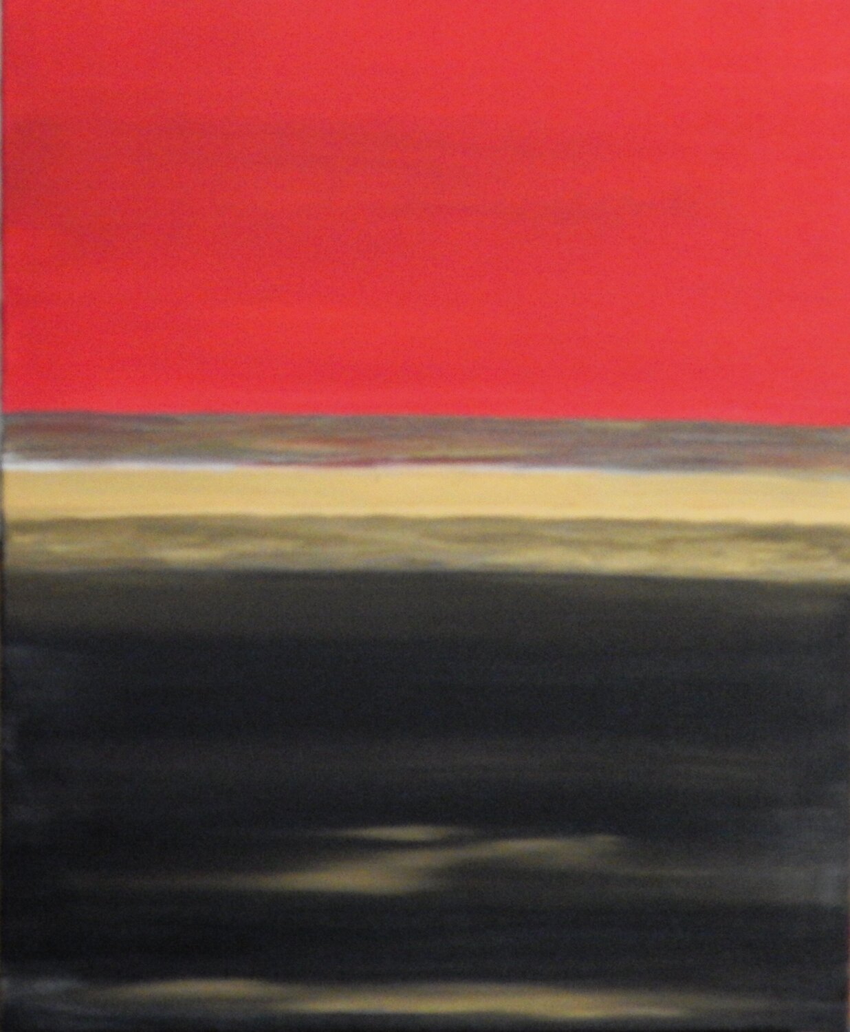 L'Abstrait et l'océan d'une nuit LYDIE MASSOU Original painting for sale