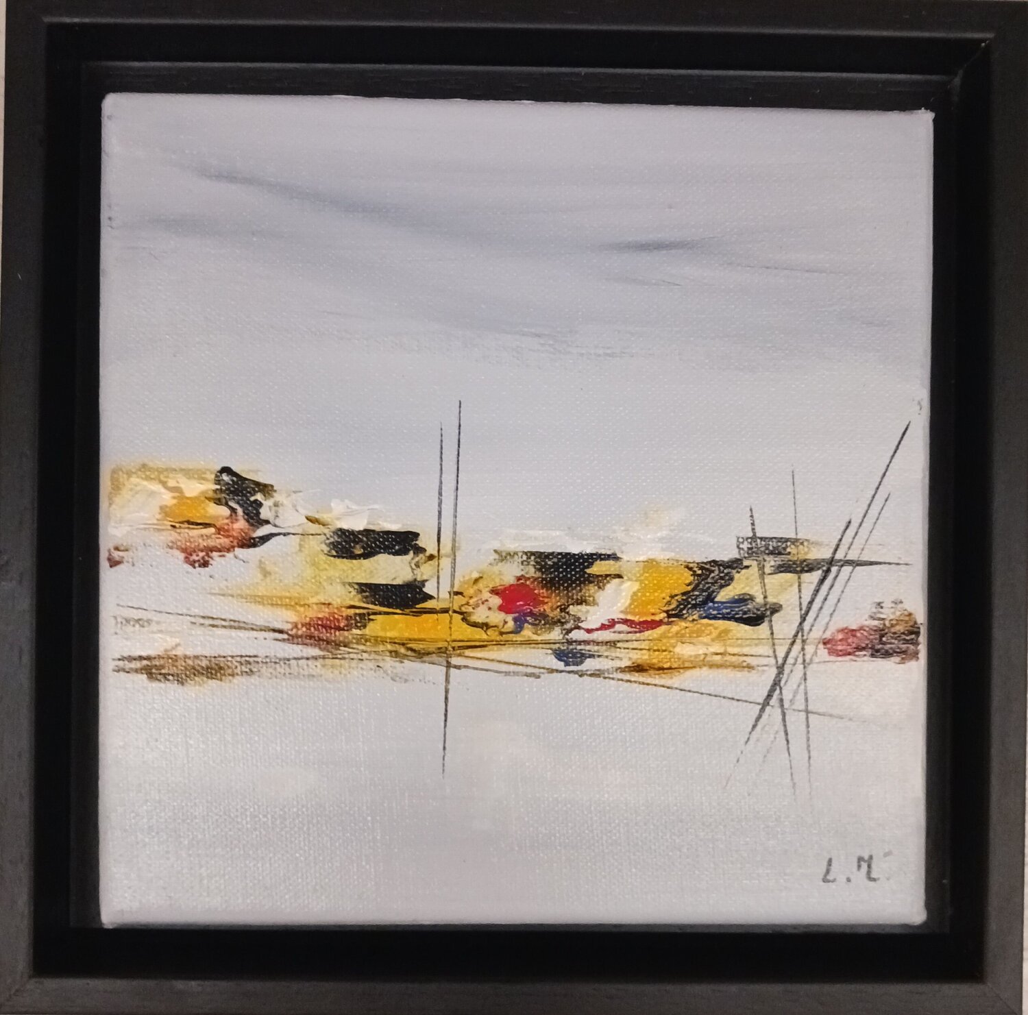 Mer d'été II LYDIE MASSOU Original painting for sale