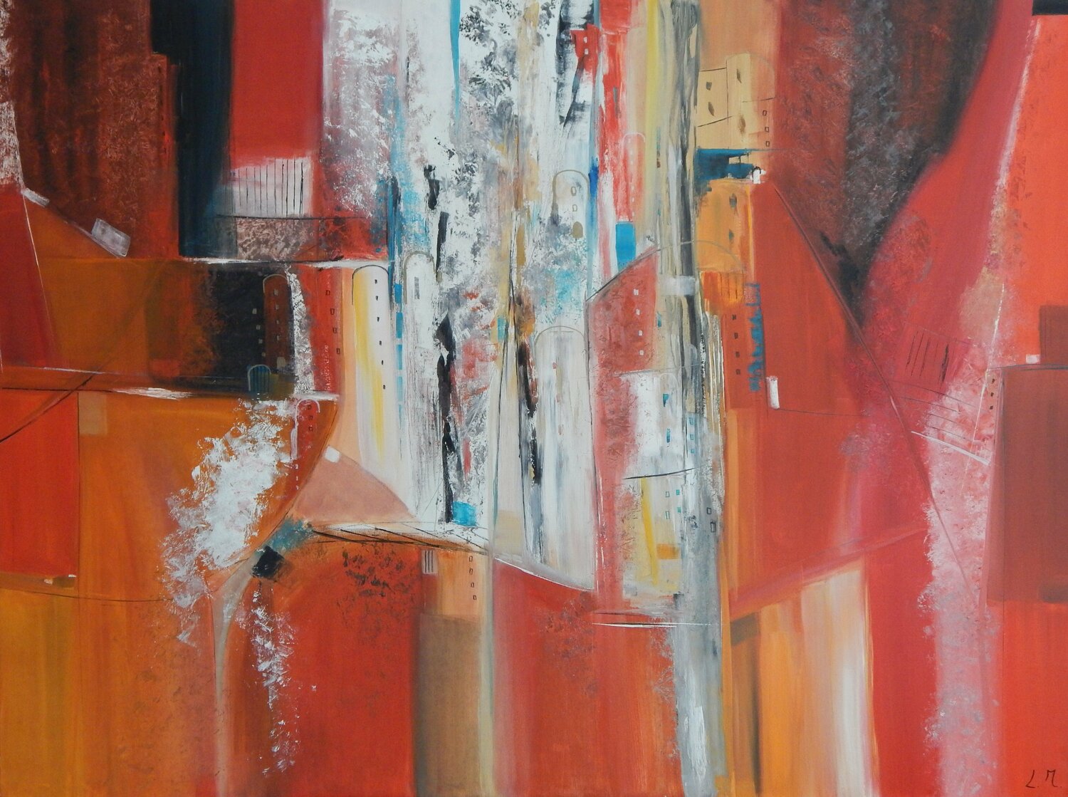 Les couleurs de Venise LYDIE MASSOU Original painting for sale