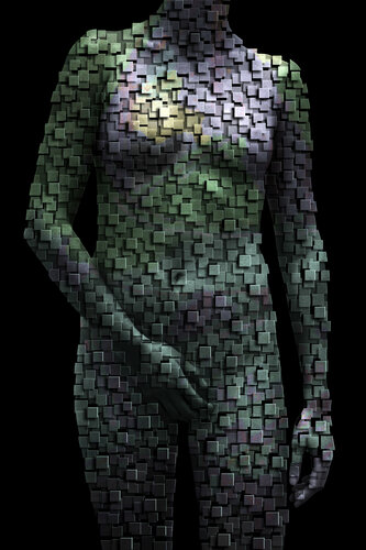 Transhuman Cool Agenda von Georges Dumas, Malerei kaufen auf Select