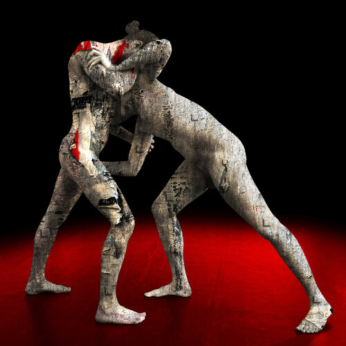 The Fight by Georges Dumas, Painting for Sale on Select