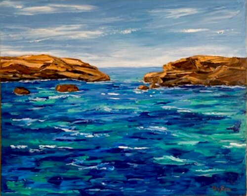 Passage To The Ocean by Mary Papas, Painting for Sale on Select