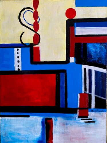 Shop Front by Mary Papas, Painting for Sale on Select
