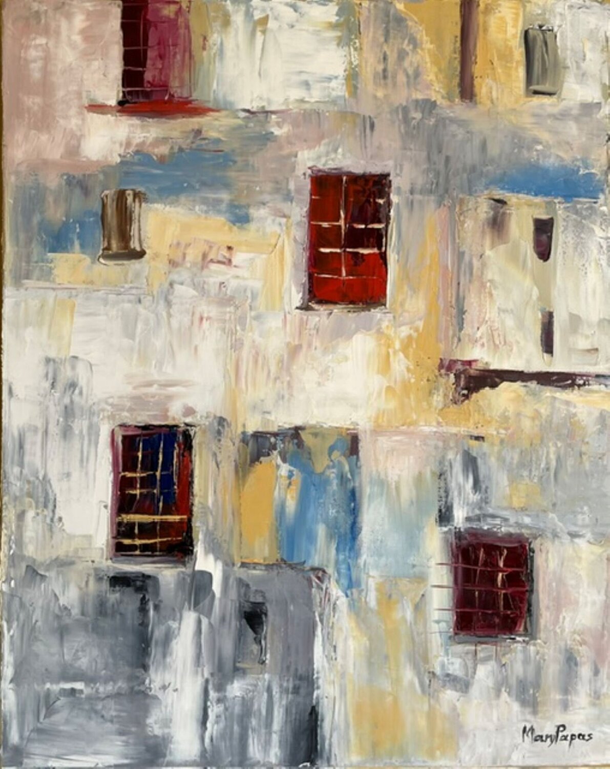 Hidden Opportunities Mary Papas Original painting for sale