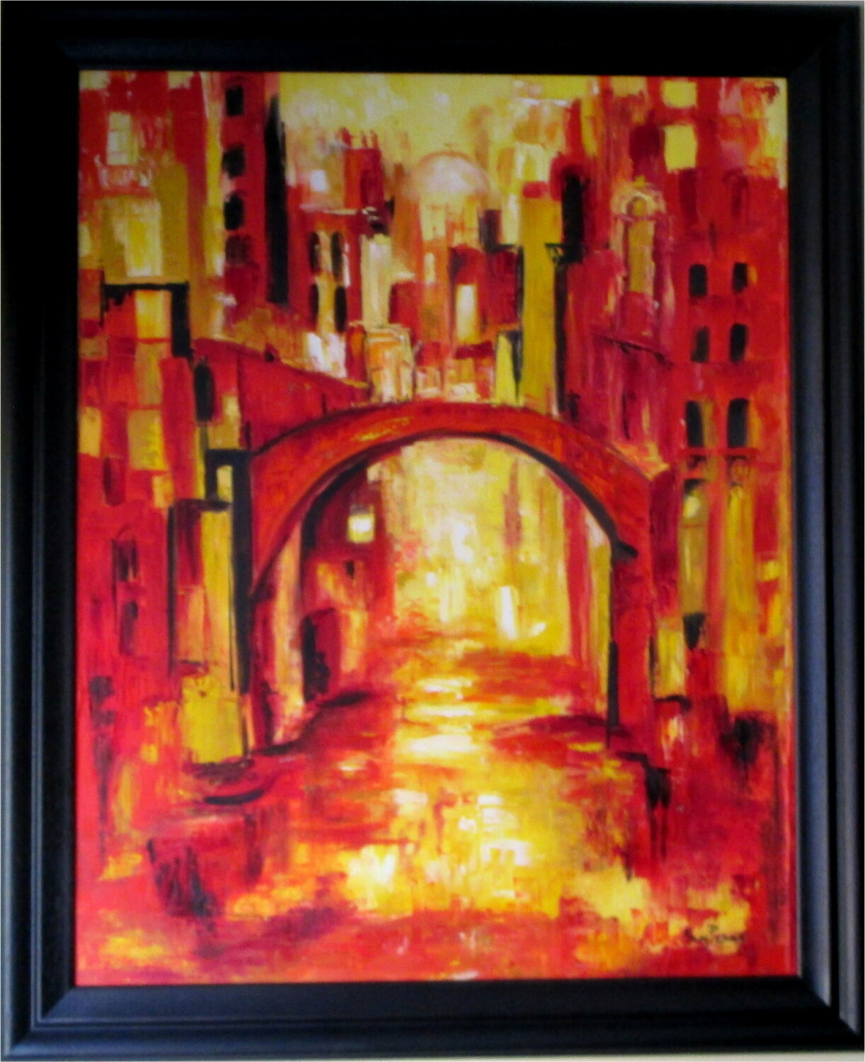 Venice Canal Mary Papas Original painting for sale