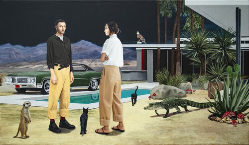Contemporary portraits "Hallucination" von Nataliya Bagatskaya, Malerei kaufen auf Select
