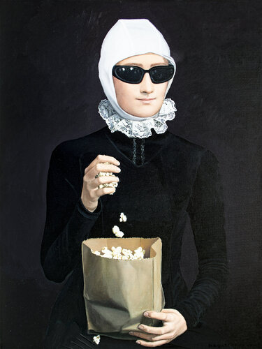 Popcorn von Nataliya Bagatskaya, Malerei kaufen auf Select