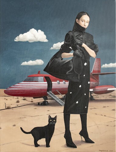 Elvis’s JetStar von Nataliya Bagatskaya, Malerei kaufen auf Select