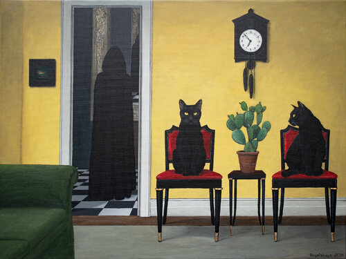 Cuckoo Clock von Nataliya Bagatskaya, Malerei kaufen auf Select