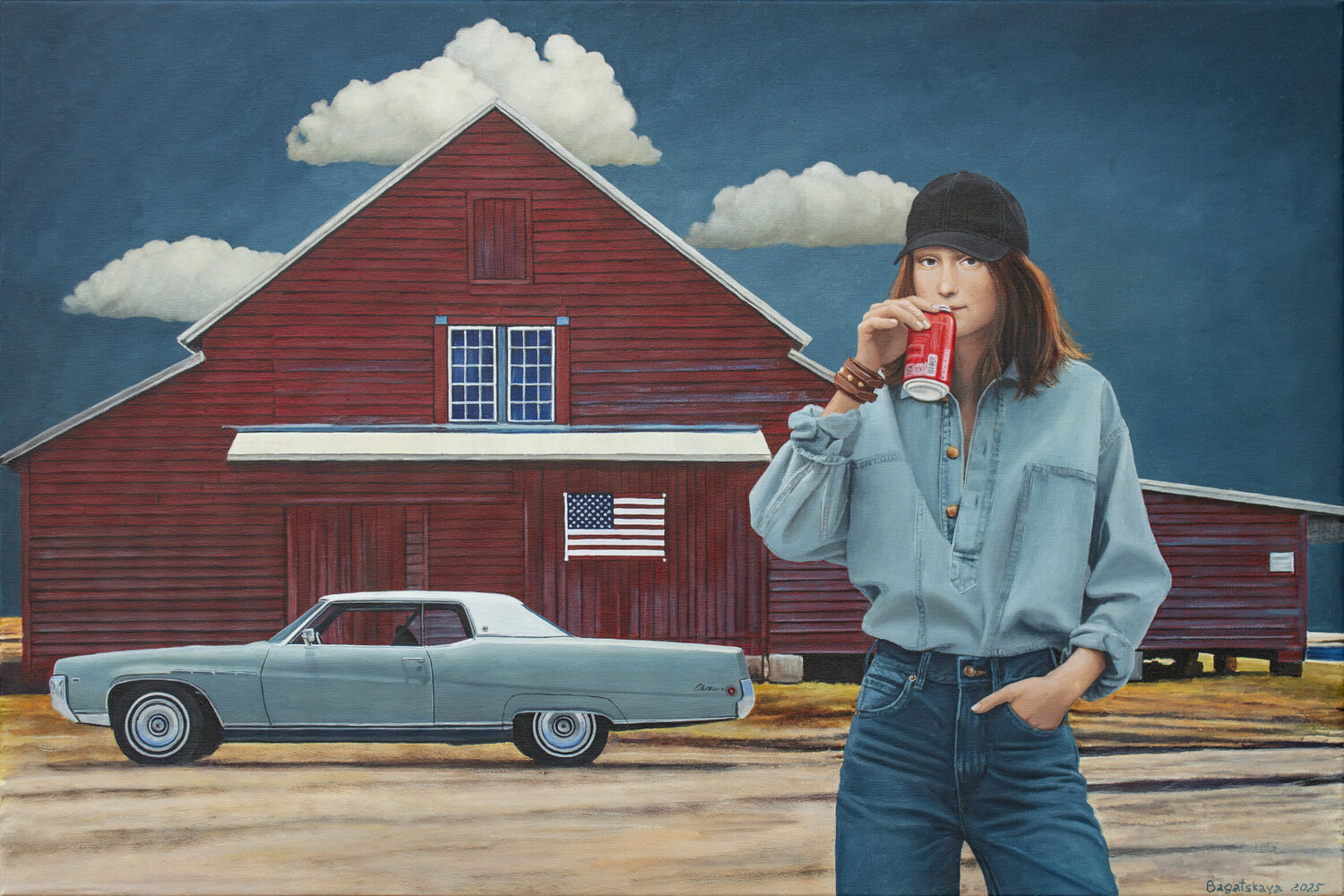 Open Road Ballad Nataliya Bagatskaya Originalgemälde zu verkaufen