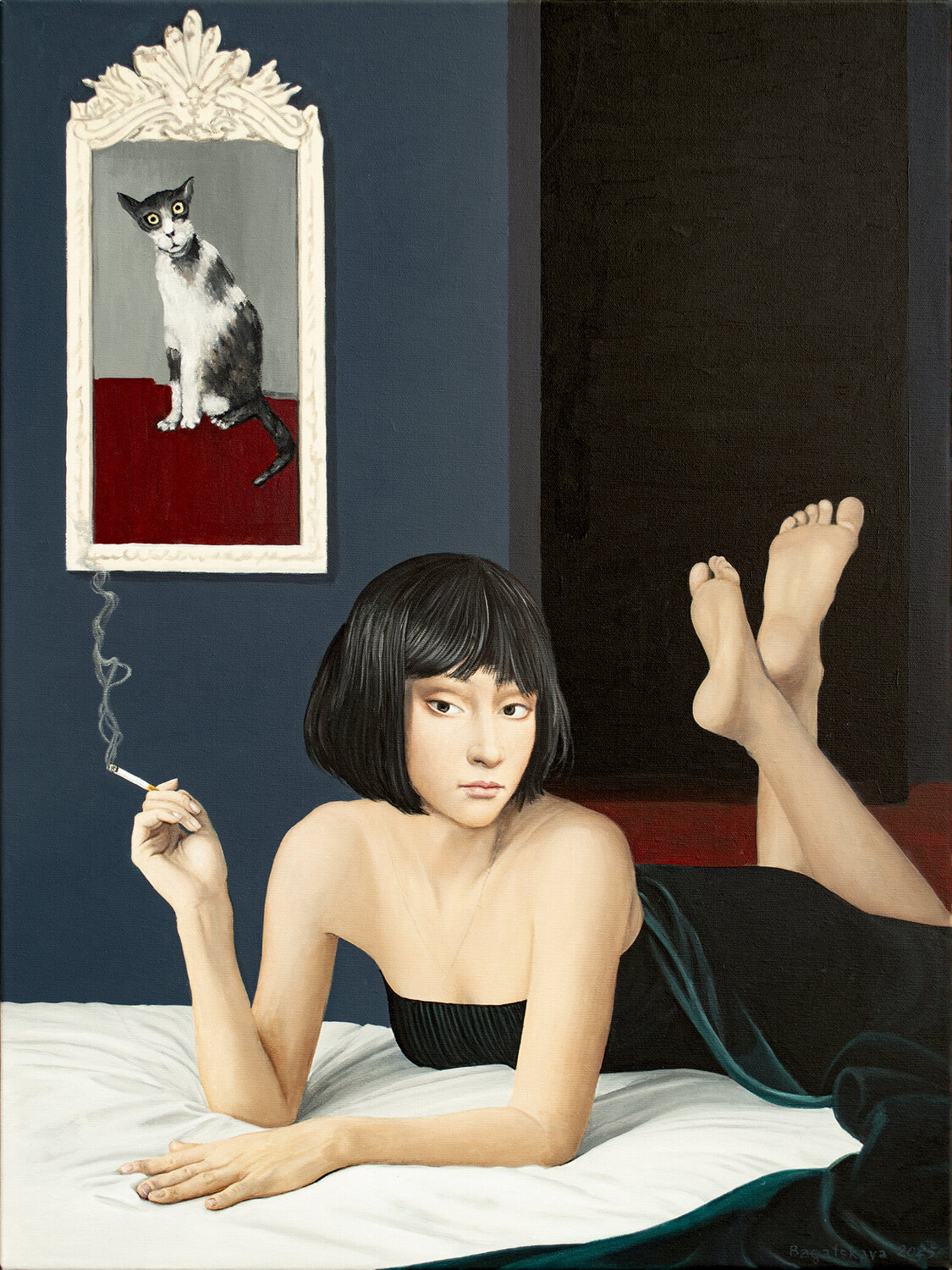 Nothing Happened Here Nataliya Bagatskaya Originalgemälde zu verkaufen