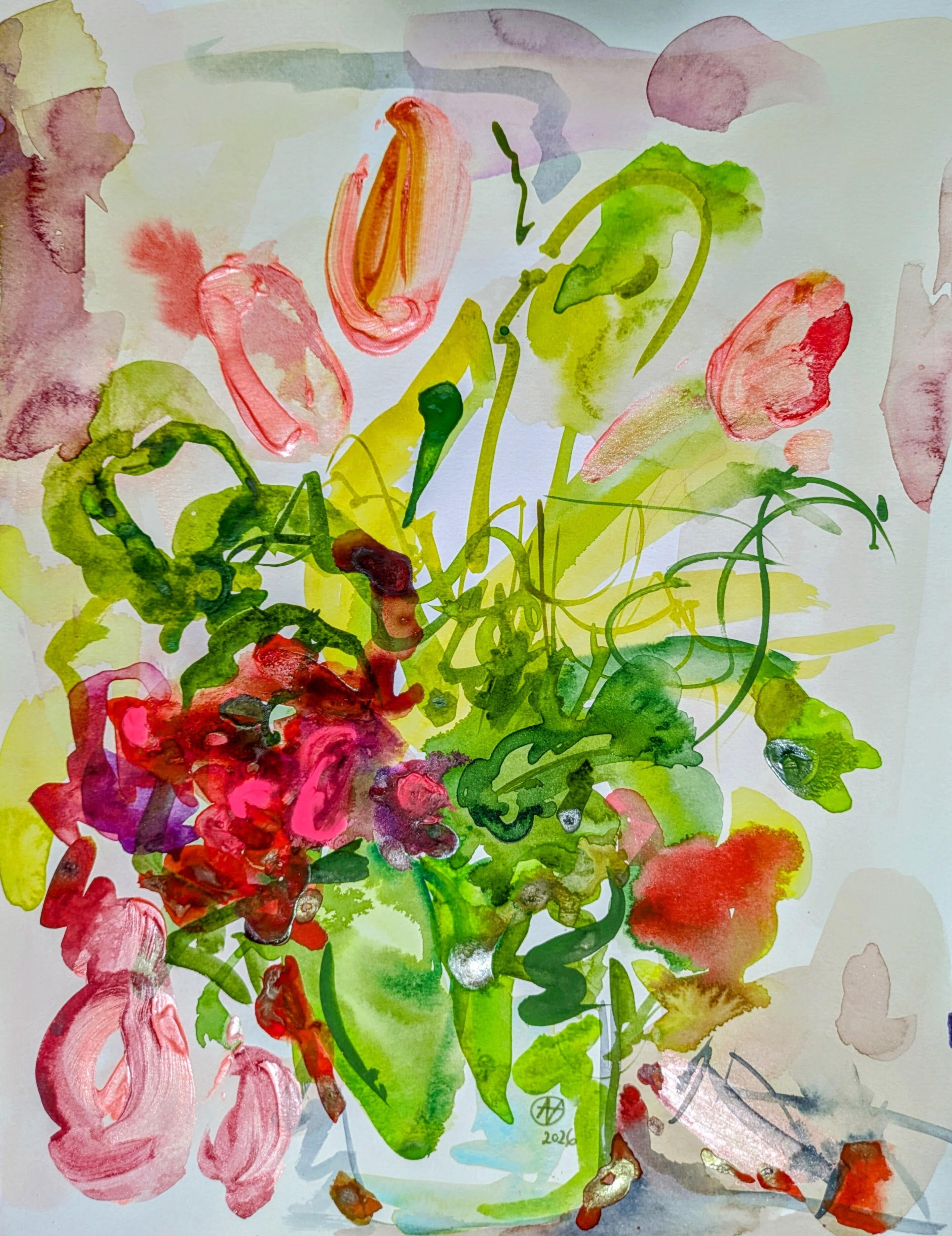 Thoughts decomposed into petals.