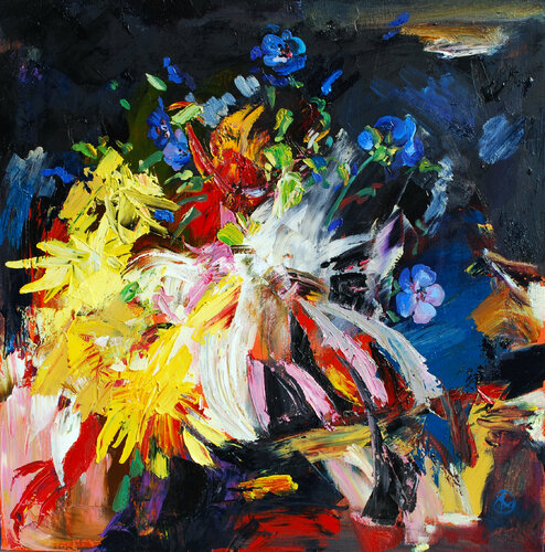 Following J. Brueghel by Ana Asavei Pietraru, Painting for Sale on Select