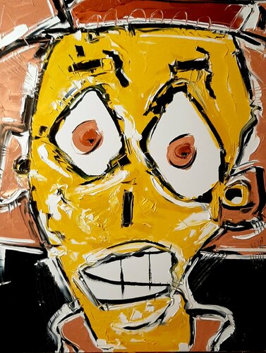 Xanthophobie by Benoit Andre, Painting for Sale on Select