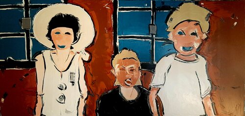 L'enfance by Benoit Andre, Painting for Sale on Select