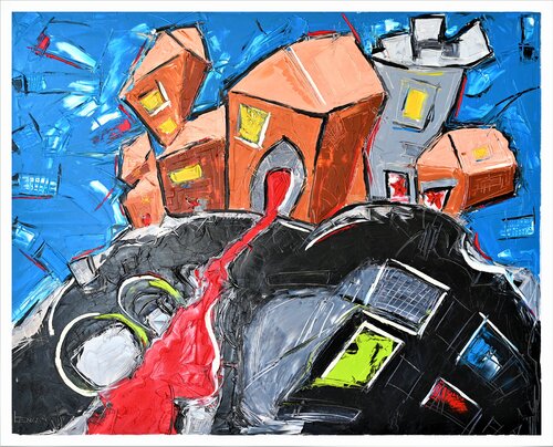 Le Château by Benoit Andre, Painting for Sale on Select