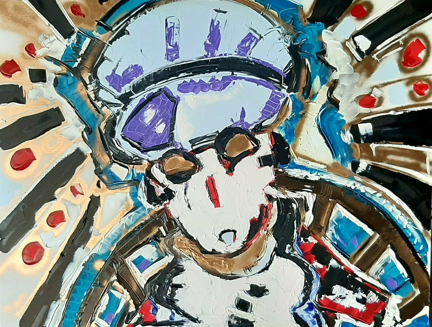 L'homme pâle Benoit Andre Original painting for sale