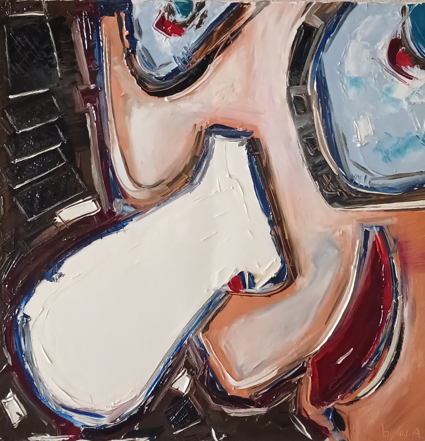 Adrien Benoit Andre Original painting for sale