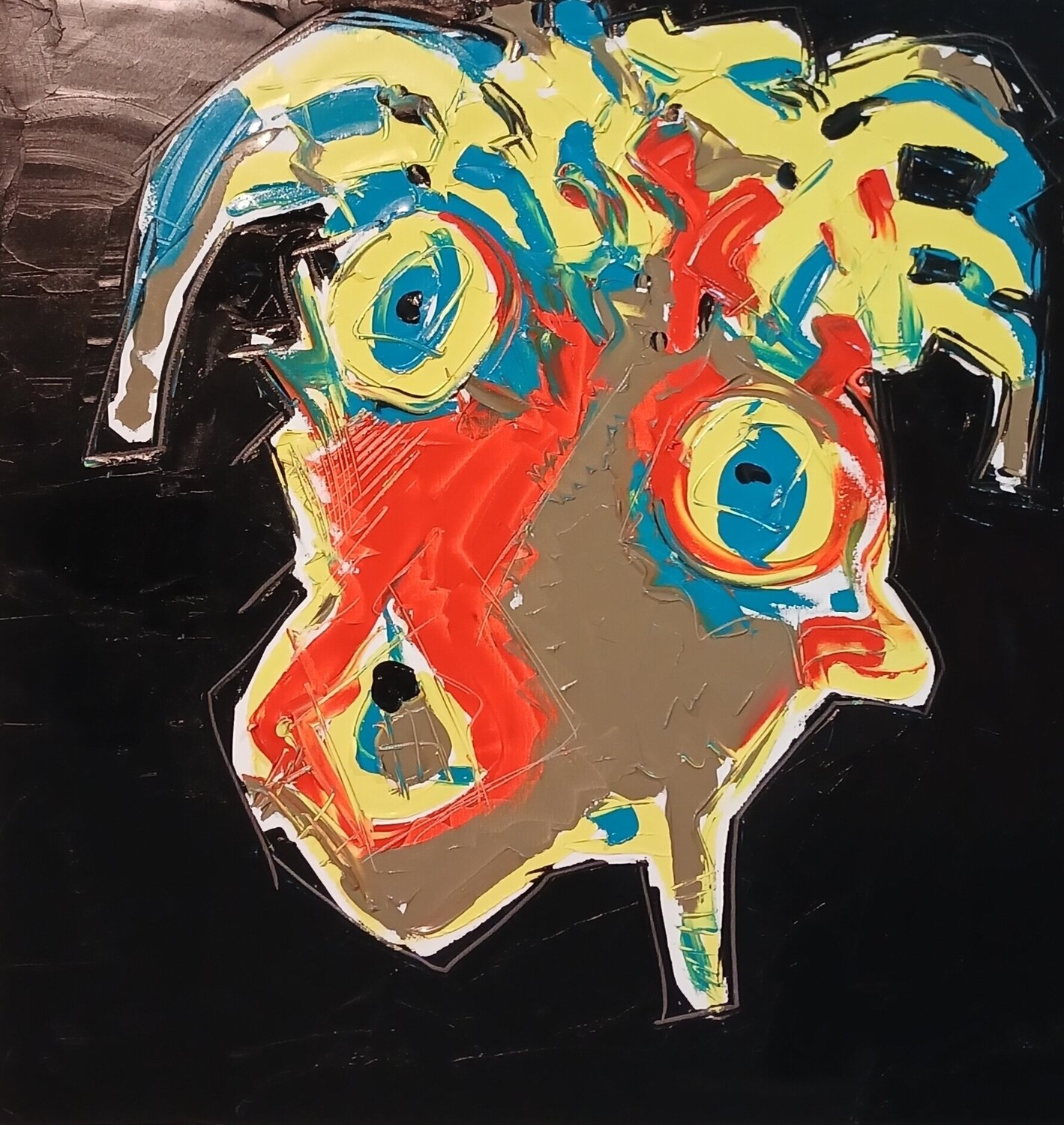 Goat Benoit Andre Original painting for sale