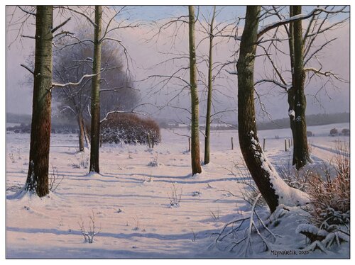 Time of long shadows by Emil Mlynárčik, Painting for Sale on Select