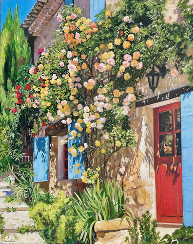 When light lingers by JEAN PAUL COURCHIA, Painting for Sale on Select