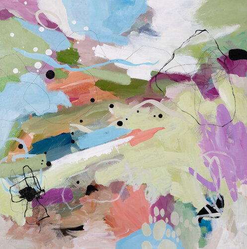 Les foins by Chantal Proulx, Painting for Sale on Select