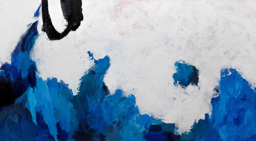 Bleuetière (Blueberry field) by Chantal Proulx, Painting for Sale on Select