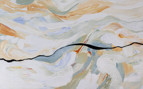 Caresse d'horizon by Chantal Proulx, Painting for Sale on Select
