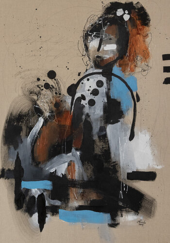 J'ai des choses à dire by Chantal Proulx, Painting for Sale on Select